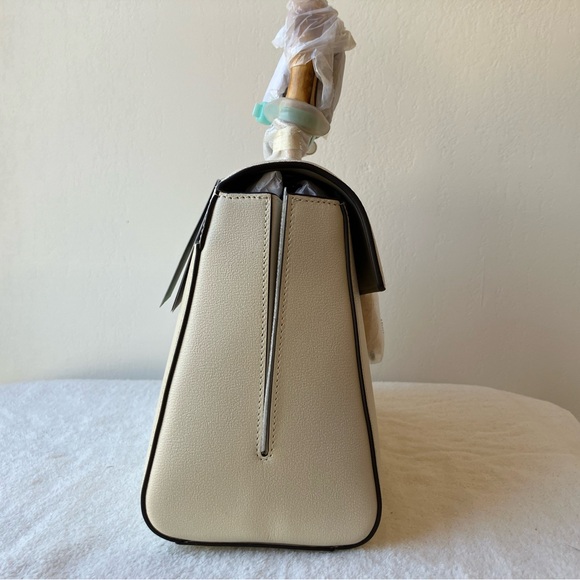 Kate Spade Katy Textured Leather Bamboo Medium Top-handle Bag - Picture 8 of 10